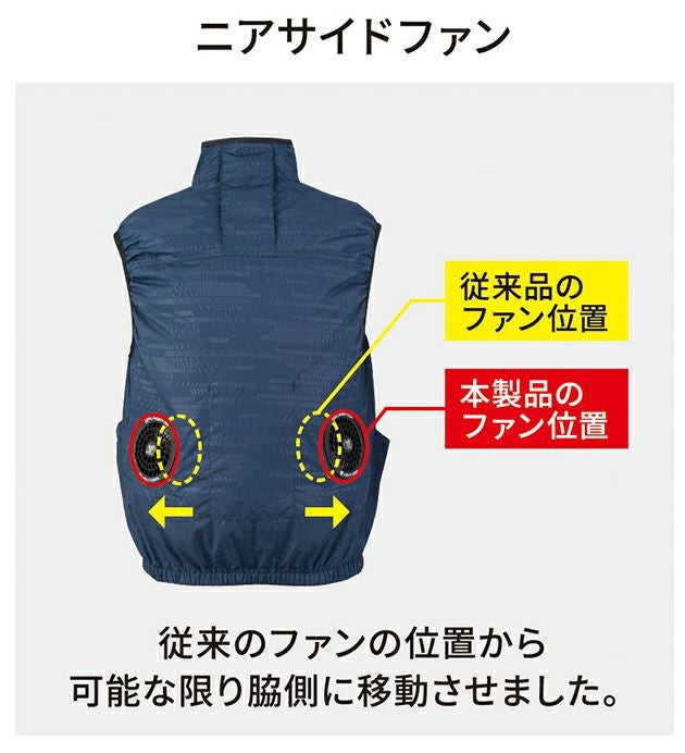 Dickies ディッキーズ 空調作業服 作業着 ボルトクール 日傘遮熱(R) ベスト(ペルチェ ネックホルダー付) D-229