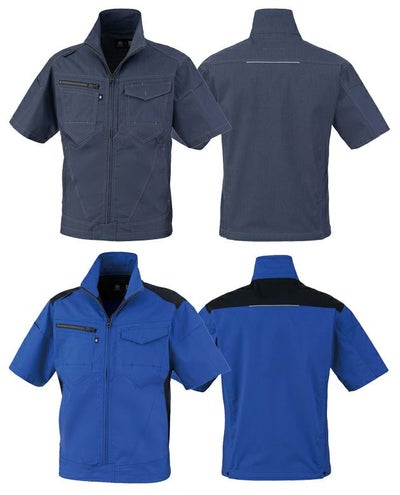 4L～6L CO-COS コーコス 春夏作業服 作業着 ストレッチ 半袖ブルゾン AG-3080