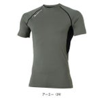 3XL～4XL CO-COS コーコス 春夏インナー 作業着 ドライパワーサポート 半袖 G-817