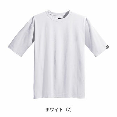S～5L シンメン 春夏作業服 作業着 オーバーサイズコットンライクTシャツ 0233