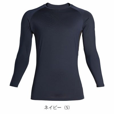 6L シンメン 春夏インナー 作業着 アイスシールドロングスリーブ 0350