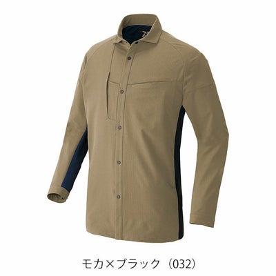4L～5L アイトス 春夏作業服 作業着 長袖シャツ（男女兼用） AZ-4235