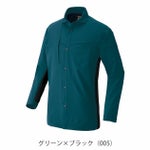 6L アイトス 春夏作業服 作業着 長袖シャツ（男女兼用） AZ-4235