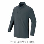 6L アイトス 春夏作業服 作業着 長袖シャツ（男女兼用） AZ-4235