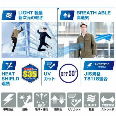 3S～5L アイトス 春夏作業服 作業着 カーゴパンツ（ノータック）（男女兼用） AZ-4251