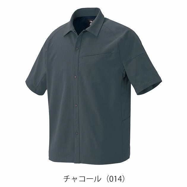 6L アイトス 春夏作業服 作業着 半袖シャツ（男女兼用） AZ-4237