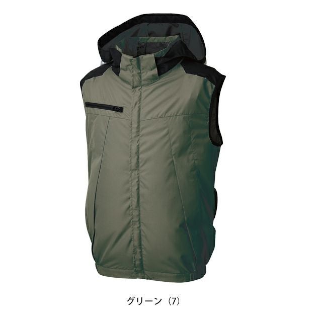 サンエス 空調作業服 作業着 チタン加工ベスト KF92502