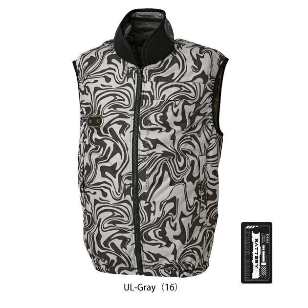 サンエス 空調作業服 作業着 ハイブリットクールベスト EF92592S