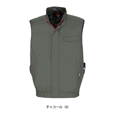 S～5L kansai カンサイ 空調作業服 作業着 空調風神服ベスト 50002
