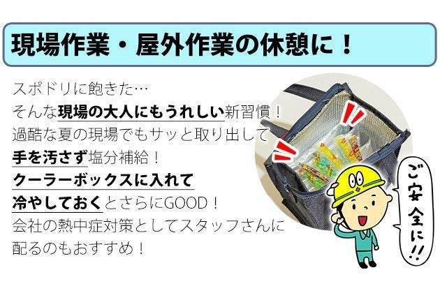 坂製菓 塩分チャージゼリー 4袋セット 塩ゼリー 夏対策商品 熱中症対策