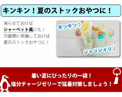 坂製菓 塩分チャージゼリー 4袋セット 塩ゼリー 夏対策商品 熱中症対策