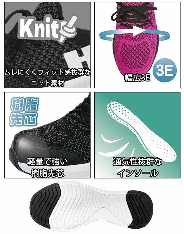 HUMMER ハマー 安全靴 ローカットワークシューズ HM-S4