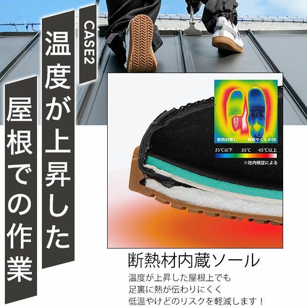 丸五 作業靴 マンダム屋根やくん #08