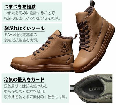 33701970 コンバース CONVERSE 安全靴 オールスターPS WG III HI 2025年限定モデル