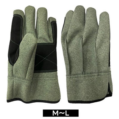 のばのば 手袋 HAGLO 人工皮革 大当て 背縫い H910