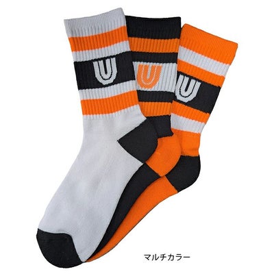 UNIVERSAL OVERALL ユニバーサルオーバーオール 靴下 クルーソックス　3足組 UN-301