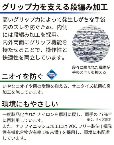 東和コーポレーション 手袋 天然ゴム背抜き手袋 MagneX 319