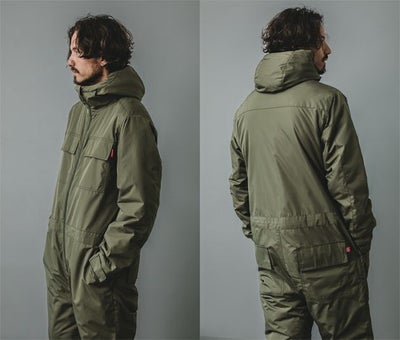 グレイスエンジニアーズ GRACE ENGINEER`S GE-781 つなぎ服 作業着 ウインパツナギ（フード付き） 4L