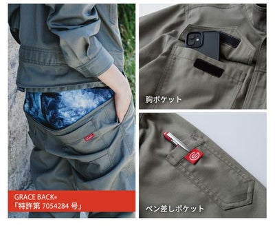 グレイスエンジニアーズ GRACE ENGINEER`S GE-830 つなぎ服 作業着 オールマイティーツナギ 5L～B5L