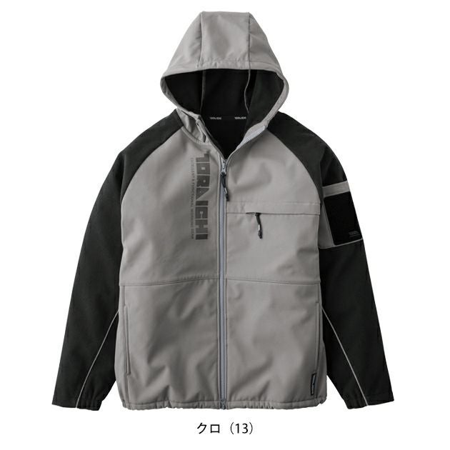 寅壱 7941-652 防寒作業服 防寒着 ボンディングフルジップパーカー 5L
