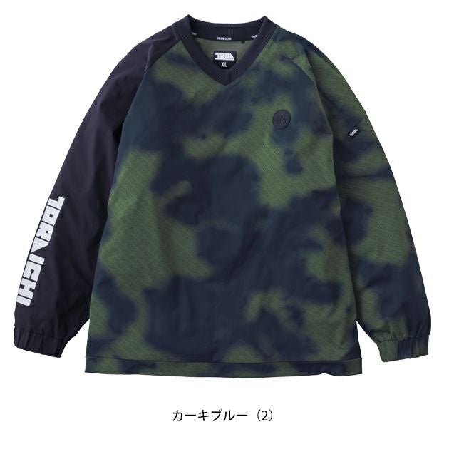 寅壱 5954-516 秋冬作業服 作業着 ホッケーシャツ(ベージュカーキ・カーキブルー)