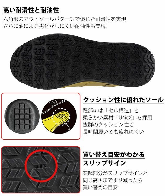 ミズノ 安全靴 F1GA2513 オールマイティ SU 51L BOA 2025年限定モデル