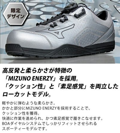 ミズノ 安全靴 F1GA2514 オールマイティ TDII 51L BOA 2025年限定モデル