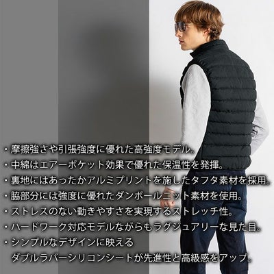 アイズフロンティア 9157 防寒作業服 防寒着 アルミ保温・アルティメットヒートハイブリッド防寒ベスト