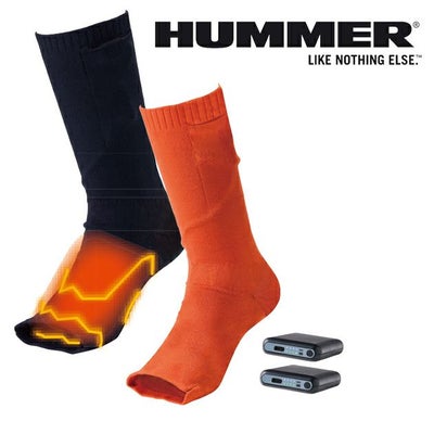 ハマー HUMMER 460080 電熱ウェア 作業着 ヒートオープンソックス バッテリーセット