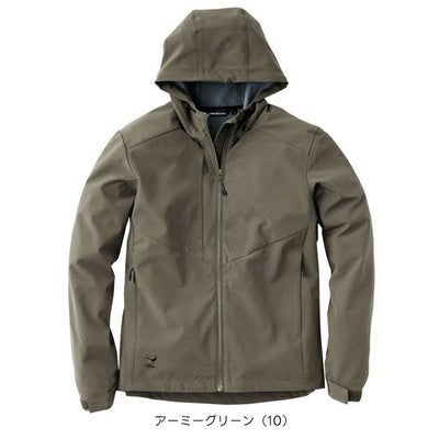 イーブンリバー EVENRIVER R058 秋冬作業服 作業着 ライトシェルストレッチパーカー
