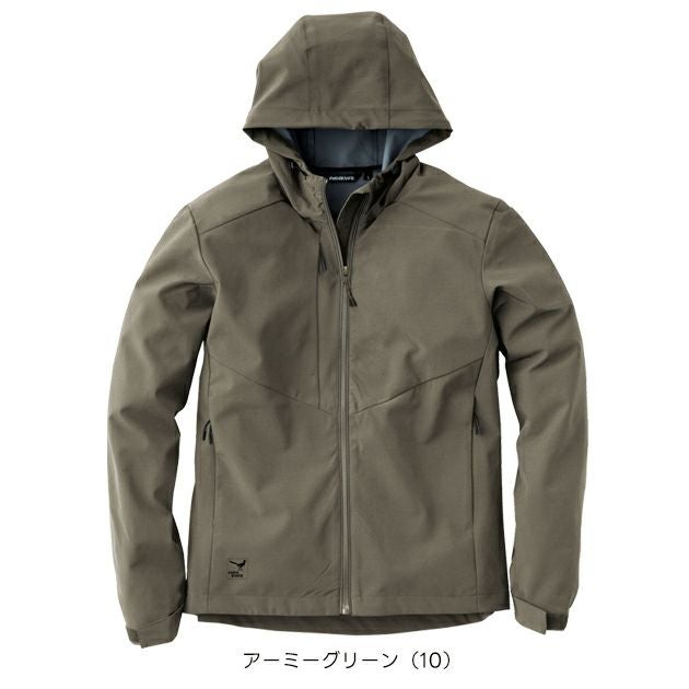 イーブンリバー EVENRIVER R058 秋冬作業服 作業着 ライトシェルストレッチパーカー