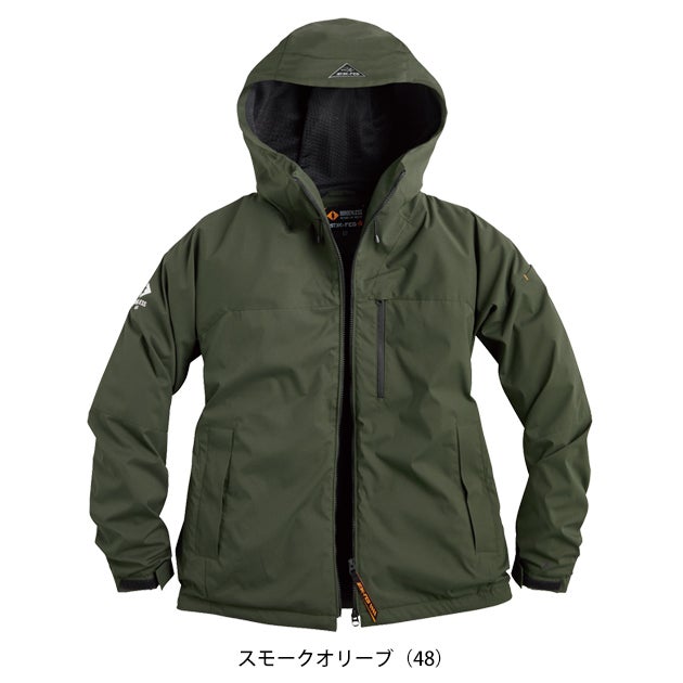 シンメン 07580 防寒作業服 防寒着 ウォームエアテックフーディ S～4L