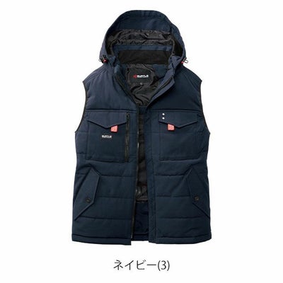 バートル BURTLE 5054 防寒作業服 防寒着 防寒ベスト 2025年新作（ユニセックス） 3XL