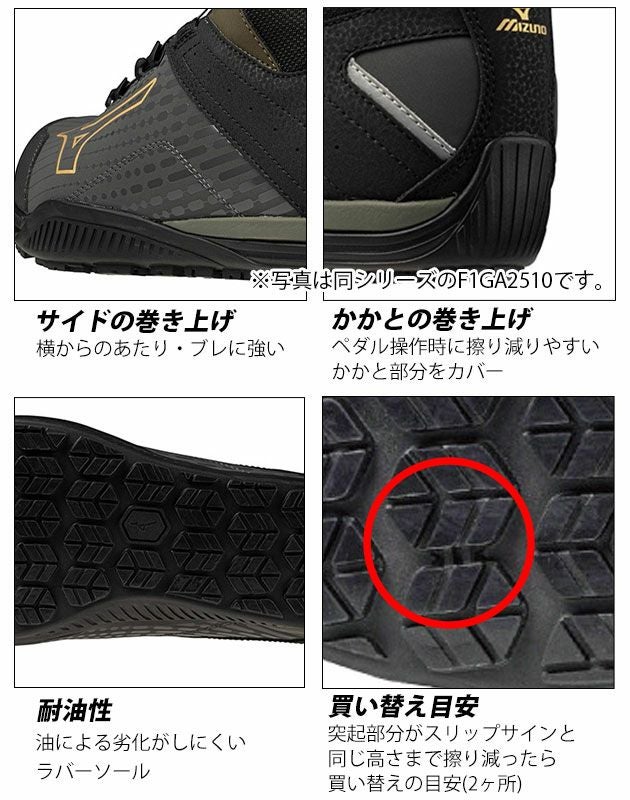 ミズノ F1GA2605 安全靴 オールマイティ TDII　81H BOA 2025年限定モデル