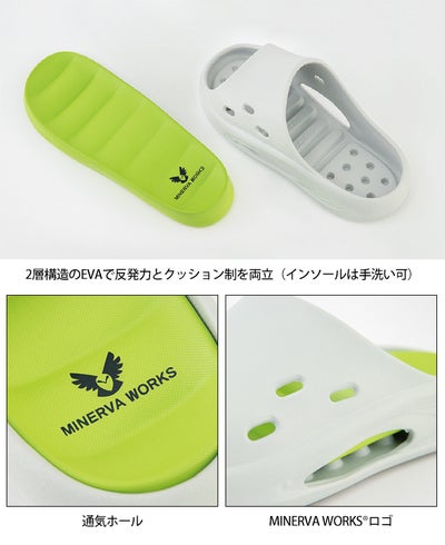 コーコス CO-COS MW-3500 作業靴 リバウンドワーク サンダル1.0