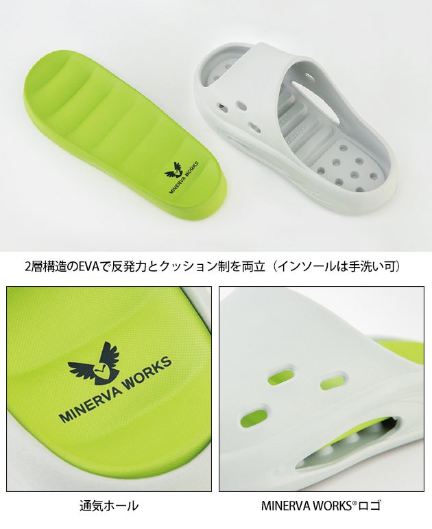 コーコス CO-COS MW-3500 作業靴 リバウンドワーク サンダル1.0