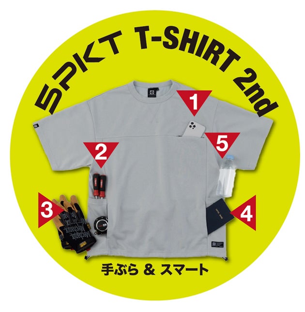コーコス CO-COS G-107 春夏作業服 作業着 フェイスコットンDRY 5ポケット半袖Tシャツ 3XL