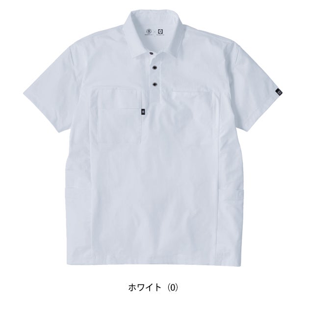 コーコス CO-COS AG-3187 春夏作業服 作業着 ファントムドッツ 冷感DRYサイドポケット 半袖ポロシャツ 4L～6L