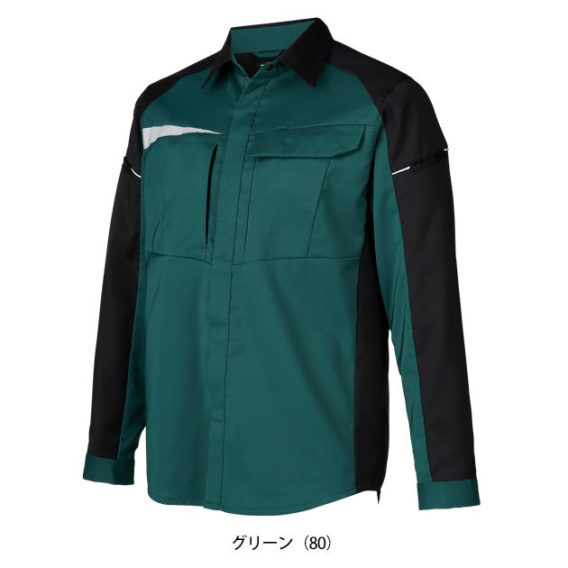 クロダルマ 25910 春夏作業服 作業着 長袖シャツ 6L