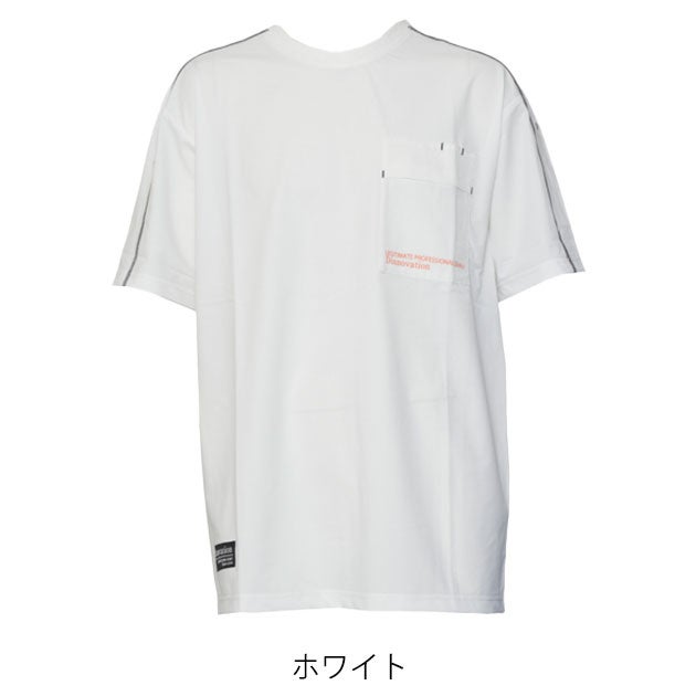 ディノベーション Dinnovation 26T010EX 春夏作業服 作業着 半袖ロゴラインTシャツ(2026年限定モデル)