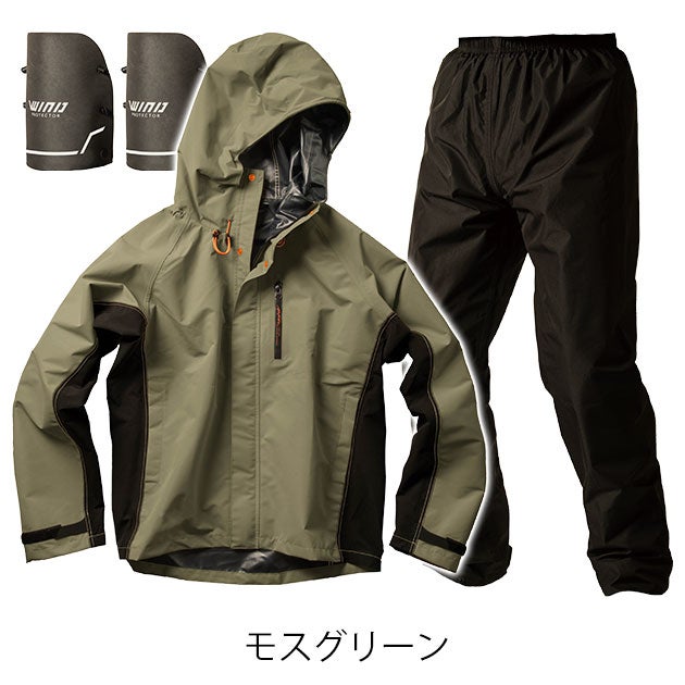 マック AS-937S レインウェア エアレインスーツプロテクターセット M～EL