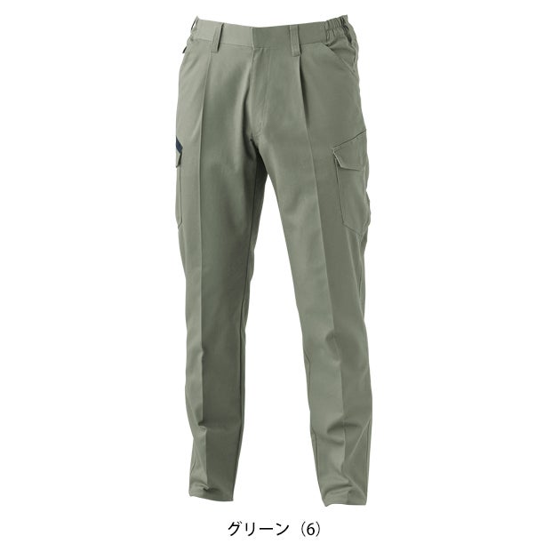 桑和 SOWA 5062-09 秋冬作業服 作業着 スラックス（ワンタック、脇ゴム） 6L